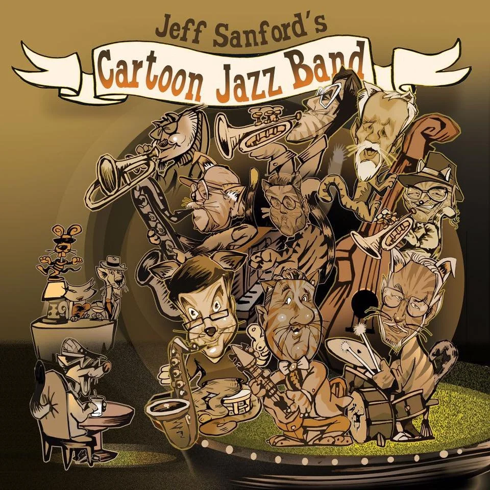 TheIllustratedEncyclopaediaof Jazz百科事典 JEFF SANFORD'S CARTOON JAZZ ORCHESTRA — 142 Throckmorton